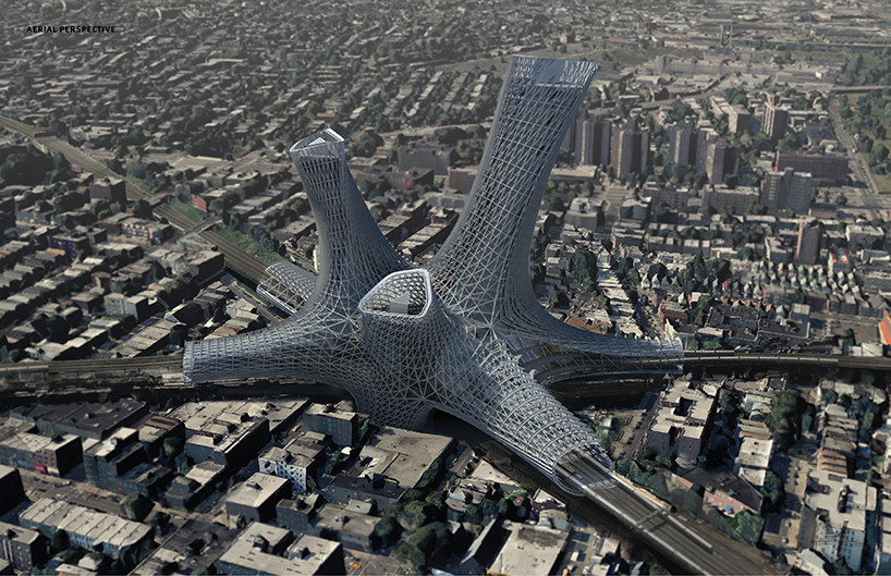 AMLGM事務所的chad kellogg和matt bowles計劃建造“城市合金塔(Urban Alloy Tower)”項目,重新定義傳統的居民樓,豐富新式住房的類型。這個項目周圍有很多交通路口, 比如輕軌和高速公路。如果想要優化生活環境, 那就要采用特殊的建材,可以建在這些交通要道之上。這種設計為當前的城市翻新提供了新思路,也是紐約城市設計的新探索。 AMLGM事務所的chad kellogg和matt bowles計劃建造“城市合金塔(Urban Alloy Tower)”項目,重新定義傳統的居民樓,豐富新式住房的類型。這個項目周圍有很多交通路口, 比如輕軌和高速公路。如果想要優化生活環境, 那就要采用特殊的建材,可以建在這些交通要道之上。這種設計為當前的城市翻新提供了新思路,也是紐約城市設計的新探索。
